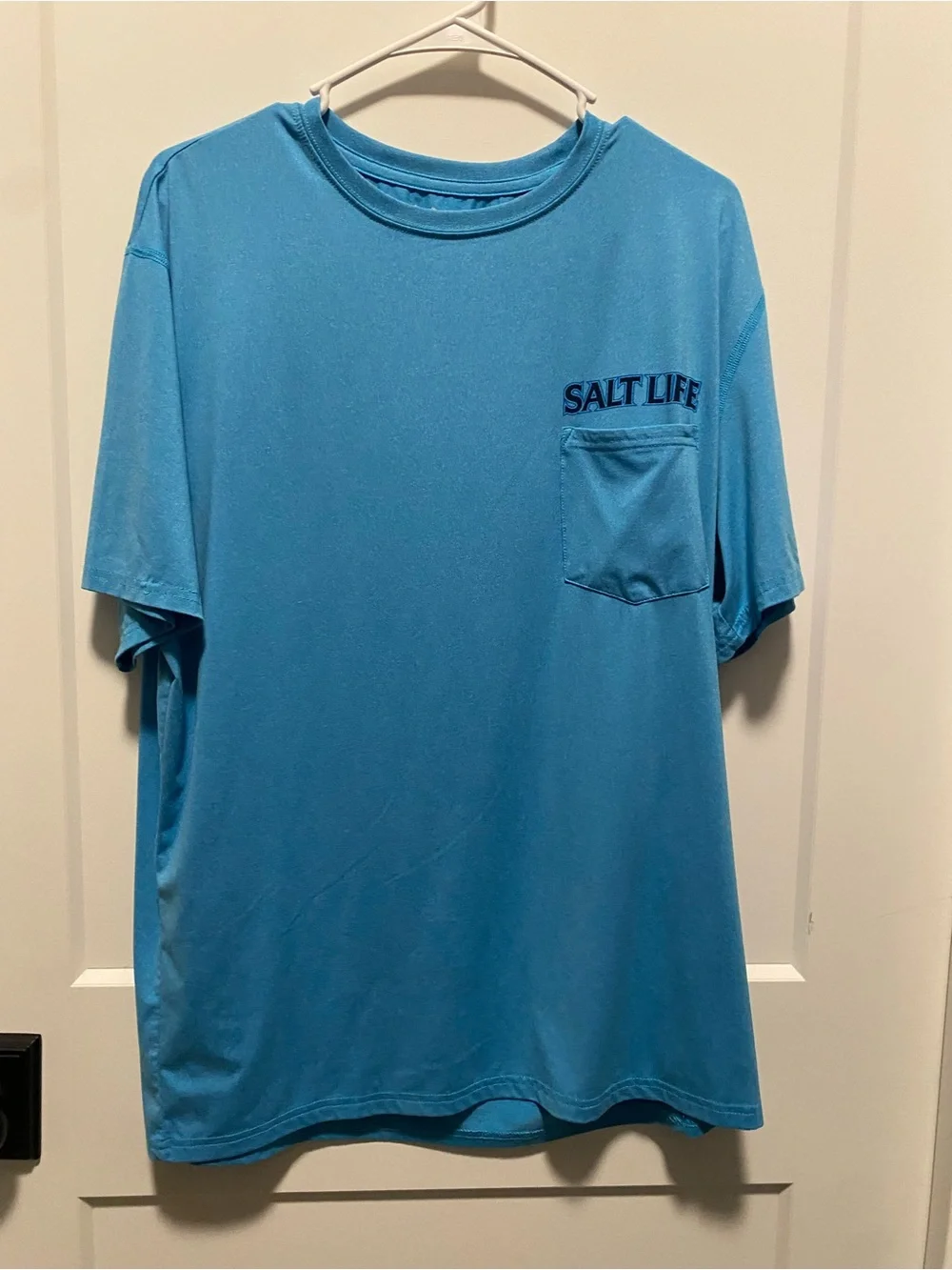 Salt Life Tees - Coral, Light Blue & Teal Fish Prints - Picture 4 of 11